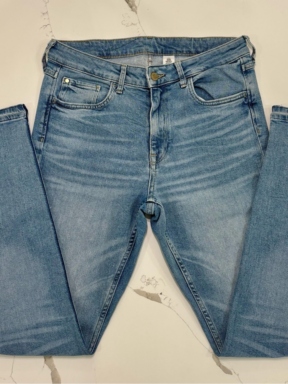 &DENIM Women's High Rise Skinny Light Wash Blue Denim Jeans Size 10